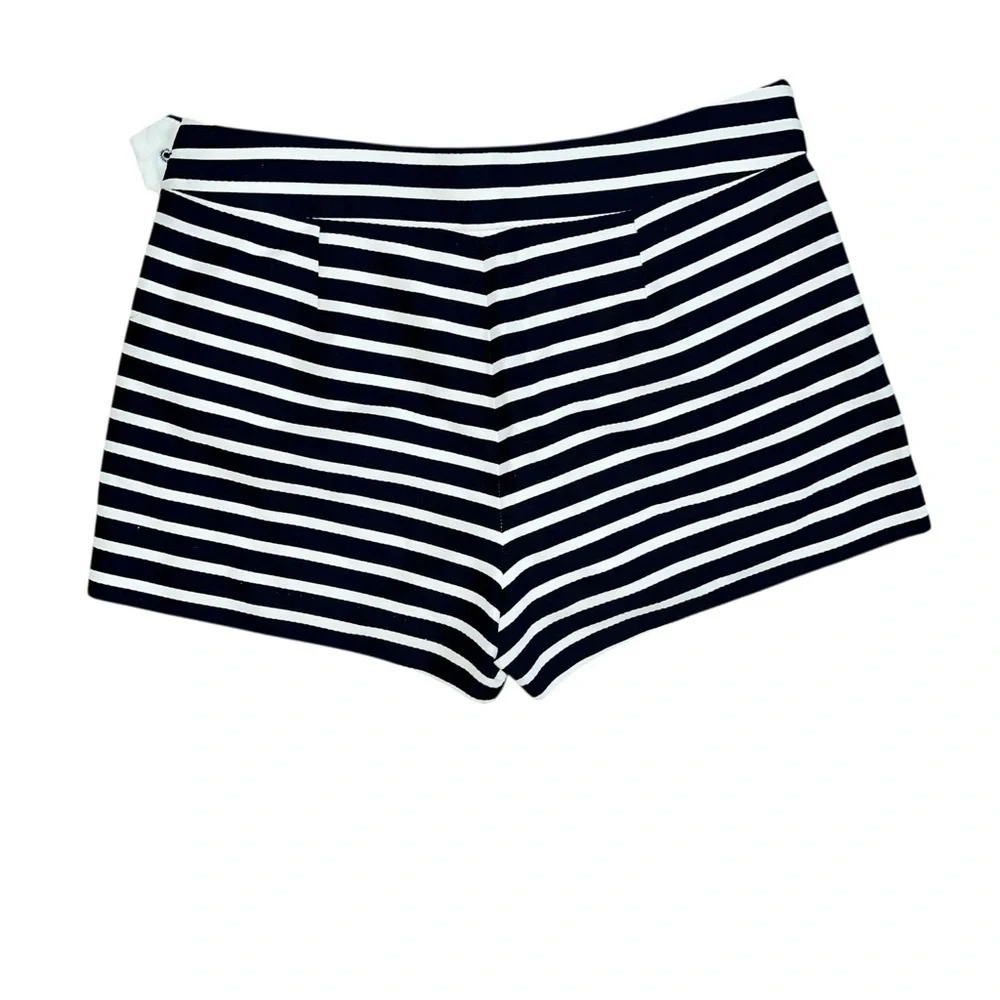 Navy and White Striped Shorts size 8